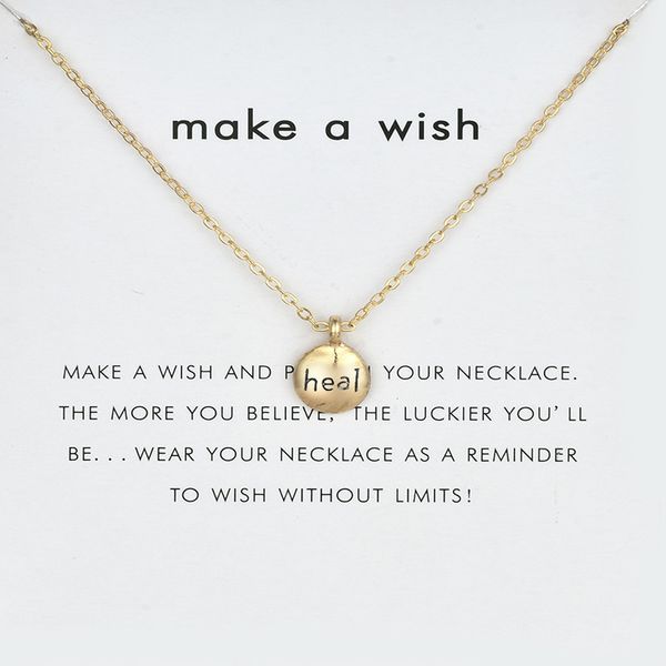 heal letters pendant necklace for women charm jewelry gold silver color wish card necklaces choker jewelry gifts
heal letters pendant necklace for women charm jewelry gold silver color wish card necklaces choker jewelry gifts