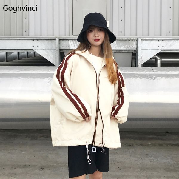 jackets women bf harajuku jacket female korean version students loose womens striped clothing zipper pockets chic, Black;brown
jackets women bf harajuku jacket female korean version students loose womens striped clothing zipper pockets chic, Black;brown