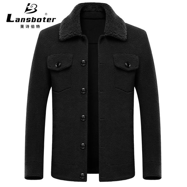 simple european new winter particles sheep shearing men's jacket youth short jacket fur men's outerwear, Black;brown
simple european new winter particles sheep shearing men's jacket youth short jacket fur men's outerwear, Black;brown