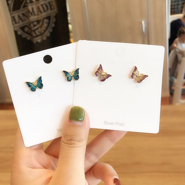2019 new simple silver pin mori girl simple cute small butterfly stud earrings for girl women fashion jewelry accessories, Golden;silver
2019 new simple silver pin mori girl simple cute small butterfly stud earrings for girl women fashion jewelry accessories, Golden;silver