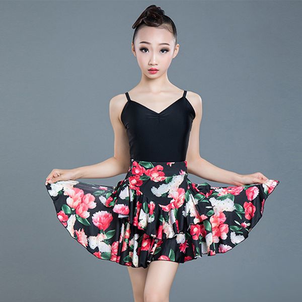latin dance dress girls sleeveless halter bodysuit printed skirts kids rumba cha cha samba costumes practice wear child dn3875, Black;red
latin dance dress girls sleeveless halter bodysuit printed skirts kids rumba cha cha samba costumes practice wear child dn3875, Black;red