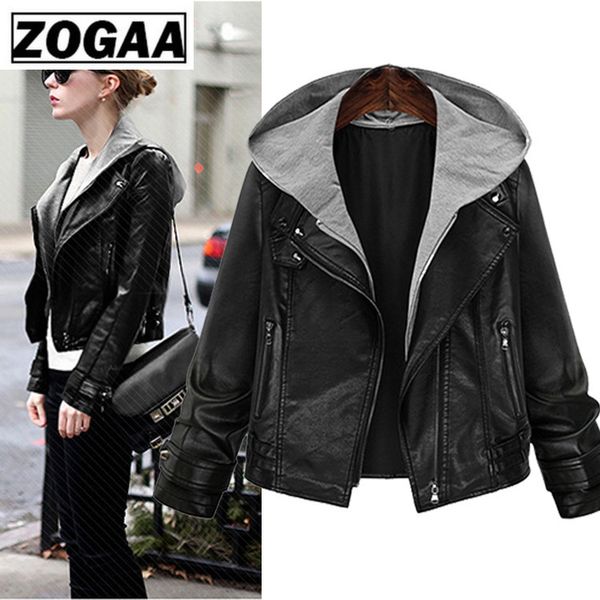 europe american women's leather jacket large size female thin hooded long-sleeved leather women short coat sale, Black
europe american women's leather jacket large size female thin hooded long-sleeved leather women short coat sale, Black