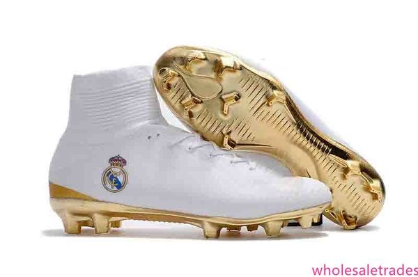 100% original white gold real madrid soccer cleats mercurial superfly fg soccer shoes
100% original white gold real madrid soccer cleats mercurial superfly fg soccer shoes