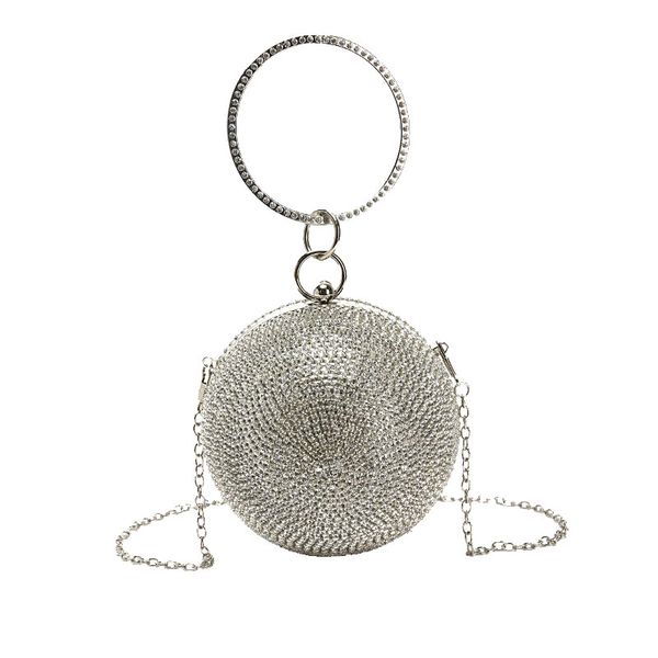 diamond ball bag metal ring tote bag 2019 summer new quality women's handbag chain shoulder messenger bolsos mujer
diamond ball bag metal ring tote bag 2019 summer new quality women's handbag chain shoulder messenger bolsos mujer