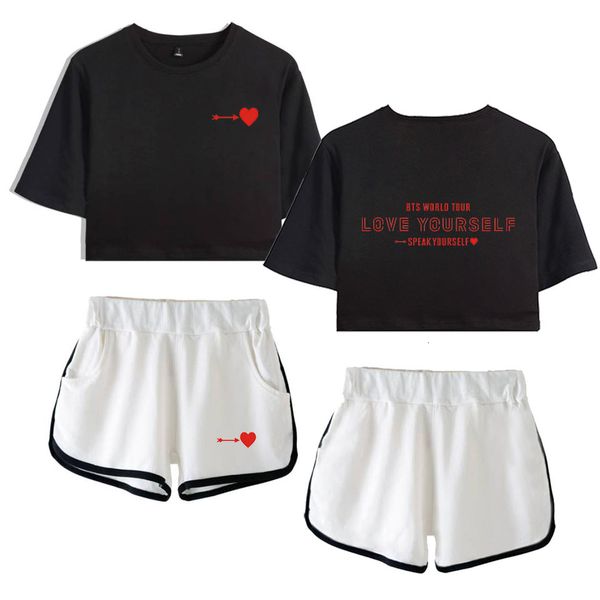 bts 2019 bulletproof juvenile group love yourself leisure time shorts suit female, Black;blue
bts 2019 bulletproof juvenile group love yourself leisure time shorts suit female, Black;blue