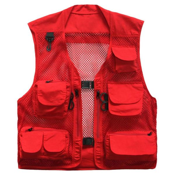 men's multi-pocket mesh outdoor summer fishing pgraphy thin vest jacket ing, Black;white
men's multi-pocket mesh outdoor summer fishing pgraphy thin vest jacket ing, Black;white