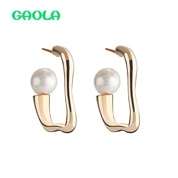 gaola irregular geometric square pearl ear ring personality simple fashion jewelry ladies gift, Golden;silver
gaola irregular geometric square pearl ear ring personality simple fashion jewelry ladies gift, Golden;silver