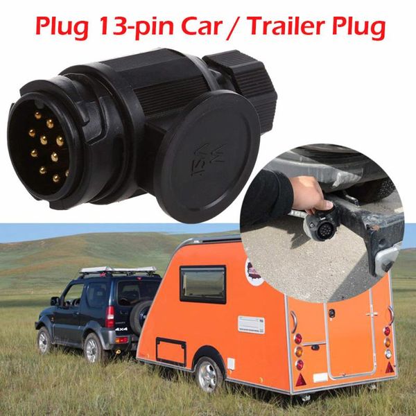 2020 new trailer plug 13-pin 13-pole trailer connector 12v towbar towing socket -trailer end plug for all car #ger 
2020 new trailer plug 13-pin 13-pole trailer connector 12v towbar towing socket -trailer end plug for all car #ger