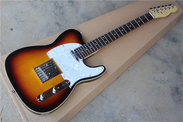 3ts white color pearl plate solid body tl electric guitar, can be customized, ing
3ts white color pearl plate solid body tl electric guitar, can be customized, ing