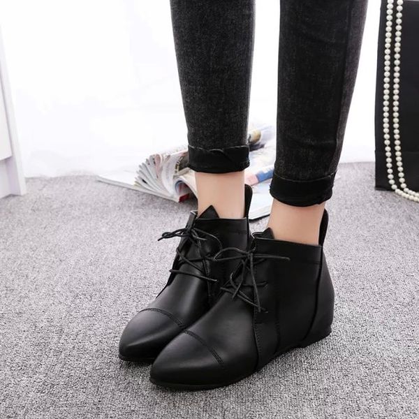 big size 11 12 boots women shoes ankle boots for women ladies shoes woman winter increased cusp in cross lacing, Black
big size 11 12 boots women shoes ankle boots for women ladies shoes woman winter increased cusp in cross lacing, Black