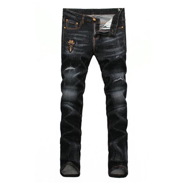 2020 summer embroidery floral patchwork applique denim cotton jeans distressed faded cowboy luxury trousers mens printing jeans, Blue
2020 summer embroidery floral patchwork applique denim cotton jeans distressed faded cowboy luxury trousers mens printing jeans, Blue