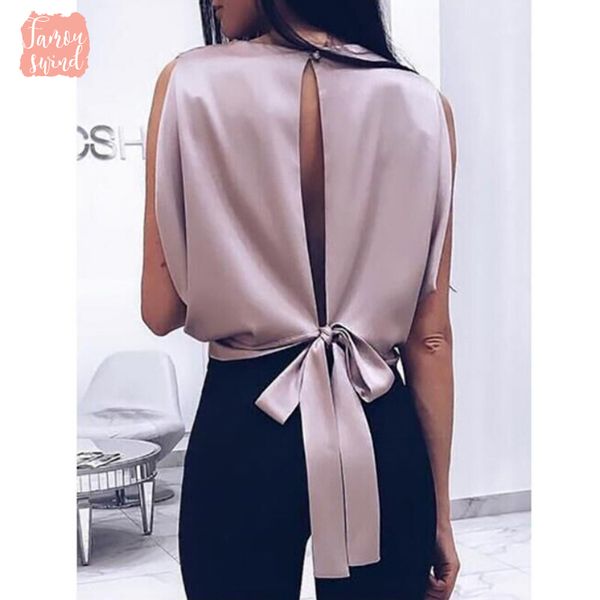 женщины summer sexy solid tank top backless satinvest назад бандаж bowknot short tee top shirt женщины танки, White
женщины summer sexy solid tank top backless satinvest назад бандаж bowknot short tee top shirt женщины танки, White