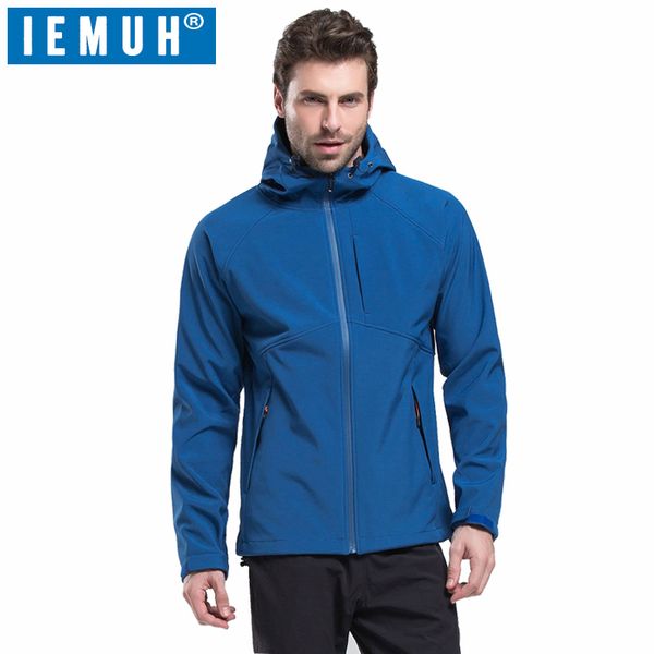 iemuh brand men sports outdoor softshell hiking jacket thicken windproof waterproof skiing fishing warming coats trekking jacket, Blue;black
iemuh brand men sports outdoor softshell hiking jacket thicken windproof waterproof skiing fishing warming coats trekking jacket, Blue;black