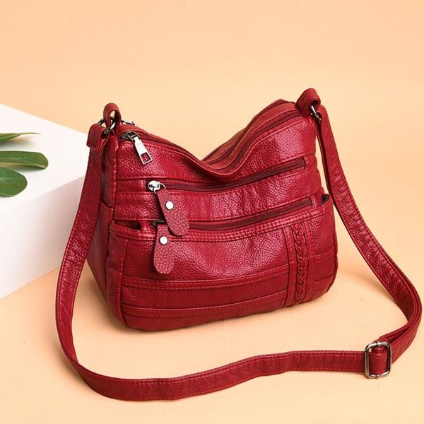 new women casual multi-layer waterproof shoulder bags female cloth handbags solid color zipper messenger bag#30
new women casual multi-layer waterproof shoulder bags female cloth handbags solid color zipper messenger bag#30