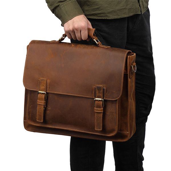 nesitu vintage blue brown real skin genuine crazy horse leather men messenger bags 14'' lapmale briefcase portfolio m515
nesitu vintage blue brown real skin genuine crazy horse leather men messenger bags 14'' lapmale briefcase portfolio m515