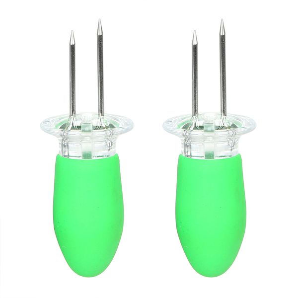 niceyard stainless steel skewers needle 2pcs/set twin prong barbecue corn cob fork holder bbq corn holders bbq tools
niceyard stainless steel skewers needle 2pcs/set twin prong barbecue corn cob fork holder bbq corn holders bbq tools