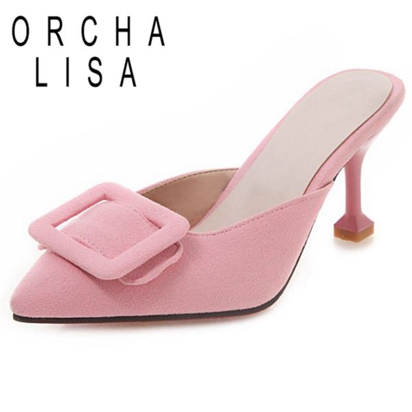 orcha lisa 2020 spring summer concise ladies slippers pointed toe 6.5cm strange heels cow suede size 32-43 leisure party c1803, Black
orcha lisa 2020 spring summer concise ladies slippers pointed toe 6.5cm strange heels cow suede size 32-43 leisure party c1803, Black