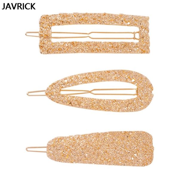 3 pcs/set fashion alloy texture geometric hair clip simple women headwear hairpin girls lady barrette hair accessories, Golden;white
3 pcs/set fashion alloy texture geometric hair clip simple women headwear hairpin girls lady barrette hair accessories, Golden;white