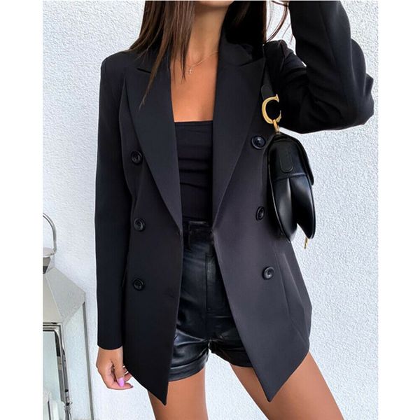 ladies blazer long sleeve blazer women suit jacket female feminine femme red khaki black autumn cardigan outwear, White;black
ladies blazer long sleeve blazer women suit jacket female feminine femme red khaki black autumn cardigan outwear, White;black