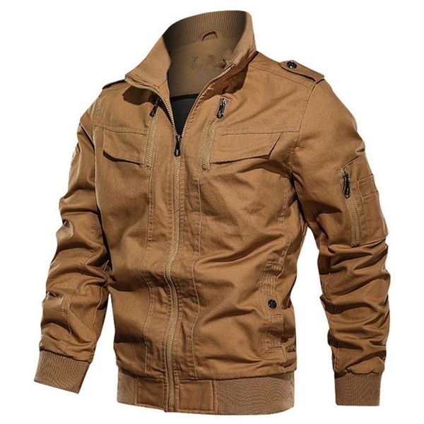autumn men bomber jackets brand tooling military tactical coat windbreakers casacos masculino male pilot jackets size m-6xl, Black;brown
autumn men bomber jackets brand tooling military tactical coat windbreakers casacos masculino male pilot jackets size m-6xl, Black;brown