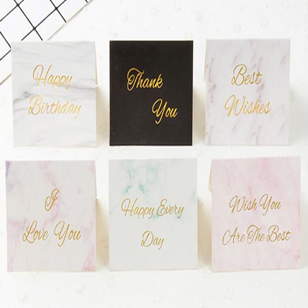 fashion folded greeting card marbled bronzing letter birthday valentine's day party wedding gift paper thank you invitation card
fashion folded greeting card marbled bronzing letter birthday valentine's day party wedding gift paper thank you invitation card