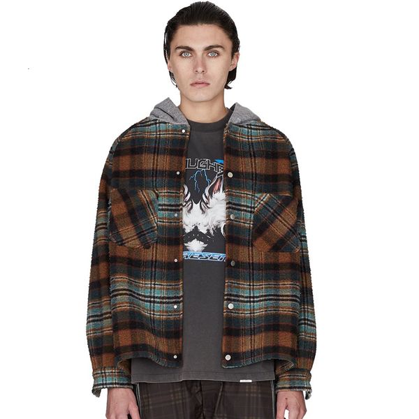 444 клетчатой рубашки с капюшоном куртка синего brown street casual моды пальто мужчины женщиной outwear пар 4, Black;brown
444 клетчатой рубашки с капюшоном куртка синего brown street casual моды пальто мужчины женщиной outwear пар 4, Black;brown