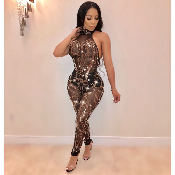 spot k8652 europe and america sequins mesh backless zipper conjoined nightclub clothing, Black;white
spot k8652 europe and america sequins mesh backless zipper conjoined nightclub clothing, Black;white