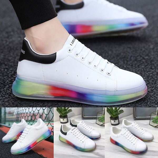 men's fashion trend jelly thick bottom casual flat shoes small white shoes, Black
men's fashion trend jelly thick bottom casual flat shoes small white shoes, Black