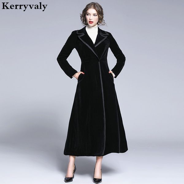 ladies long sleeve winter trench coat abrigos mujer invierno 2018 women long black velvet coat casaco feminino sobretudo k377
ladies long sleeve winter trench coat abrigos mujer invierno 2018 women long black velvet coat casaco feminino sobretudo k377