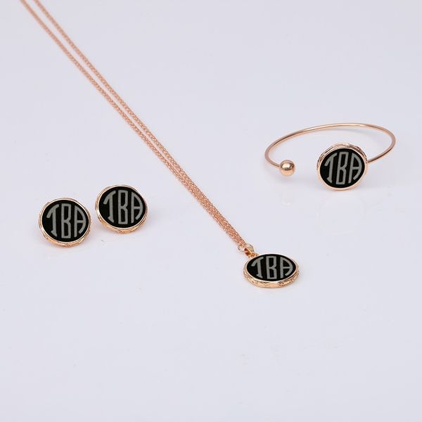 enamel blanks disc monogram jewelry set monogram necklace bracelet earrings set with three pieces, Silver
enamel blanks disc monogram jewelry set monogram necklace bracelet earrings set with three pieces, Silver