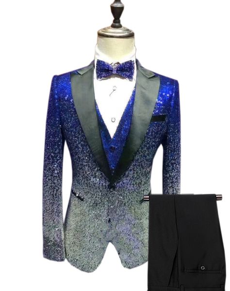 мужские пришивания костюм 3 шт блестящей slim fit tuxedo пик нотч для партии свадьбы жениха банкетного ночного клуба (blazer + vest + pant, White;black
мужские пришивания костюм 3 шт блестящей slim fit tuxedo пик нотч для партии свадьбы жениха банкетного ночного клуба (blazer + vest + pant, White;black