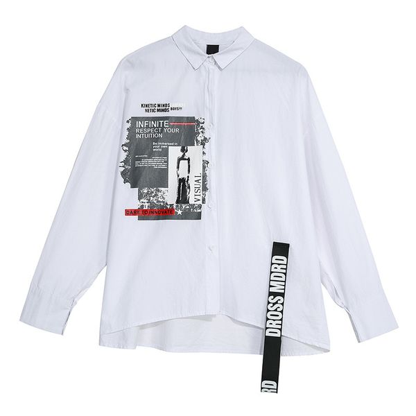 lanmrem 2020 spring summer fahion letter print long sleeve irregular shirt oversize black white blouse women personality yh724
lanmrem 2020 spring summer fahion letter print long sleeve irregular shirt oversize black white blouse women personality yh724