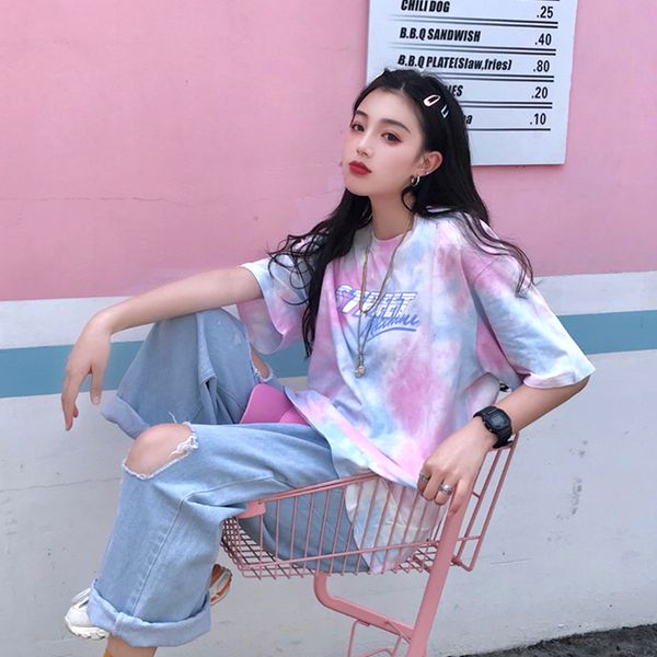 tshirt 2020 spring summer korean fashion punk cotton aesthetic loose tie-dye short sleeve long t shirt women streetwear, White
tshirt 2020 spring summer korean fashion punk cotton aesthetic loose tie-dye short sleeve long t shirt women streetwear, White