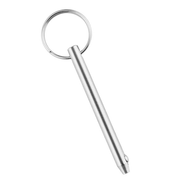 6.3x95mm stainless steel quick release pin with ring for boat bimini deck hinge, durable marine hardware, easy installation 
6.3x95mm stainless steel quick release pin with ring for boat bimini deck hinge, durable marine hardware, easy installation