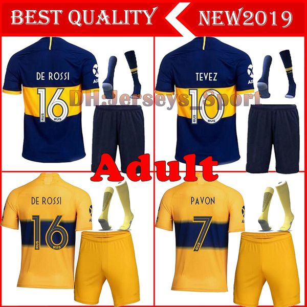 2019 20 boca juniors home soccer uniforms de rossi carlitos 19 20 boca juniors soccer jersey shorts + socks boca football soccer jerseys, Black
2019 20 boca juniors home soccer uniforms de rossi carlitos 19 20 boca juniors soccer jersey shorts + socks boca football soccer jerseys, Black