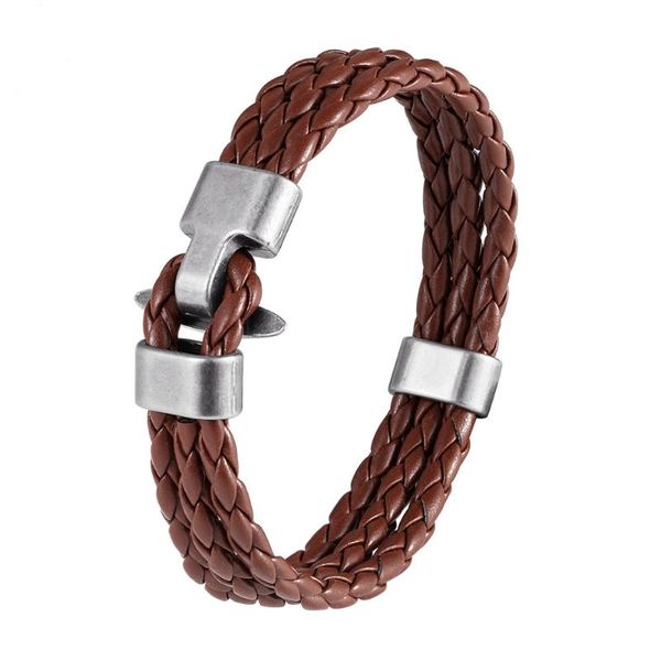 2020 charm leather bracelet men's wild woven multi-layer bracelet female jewelry preferred wholesale pulseira homens, Black
2020 charm leather bracelet men's wild woven multi-layer bracelet female jewelry preferred wholesale pulseira homens, Black