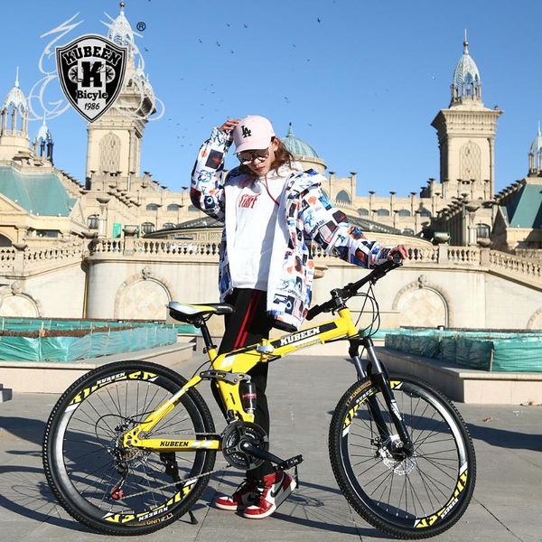 bikes kubeen 26inch folding mountain bike 21 speed double damping bicycle disc brakes
bikes kubeen 26inch folding mountain bike 21 speed double damping bicycle disc brakes