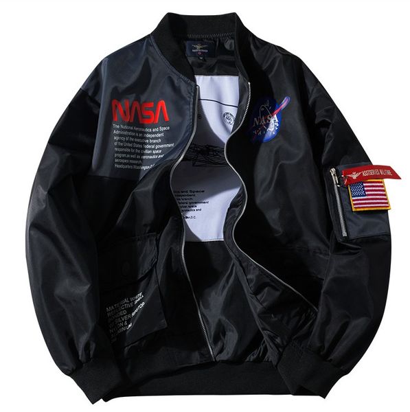 2019 spring and autumn fashion mens pilot cardigan thin jacket style zipper loose coat with long sleeve, Black
2019 spring and autumn fashion mens pilot cardigan thin jacket style zipper loose coat with long sleeve, Black