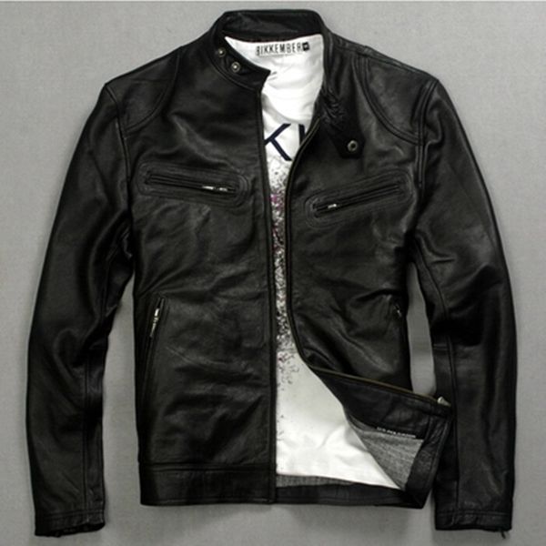yolanfairy genuine leather jacket man 2019 real cow leather coat men's fashion motorcycle jackets 2018006 mf062, Black
yolanfairy genuine leather jacket man 2019 real cow leather coat men's fashion motorcycle jackets 2018006 mf062, Black