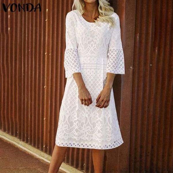 elegan dress vonda women 3/4 flare sleeve bohemian dress 2019 summer sundress female casual loose party vestidos plus size s-5xl, Black;gray
elegan dress vonda women 3/4 flare sleeve bohemian dress 2019 summer sundress female casual loose party vestidos plus size s-5xl, Black;gray