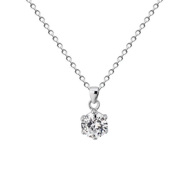 pendant necklaces moissanite clavicle accessories birthday gift for woman hypoallergenic pendants, Silver
pendant necklaces moissanite clavicle accessories birthday gift for woman hypoallergenic pendants, Silver
