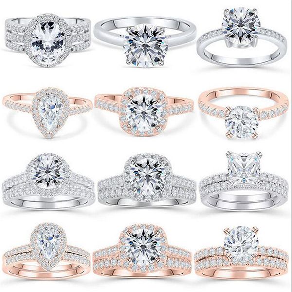 33 style classical fashion jewelry 100% soild 925 sterling silver white z cz diamond gemstones women wedding ring never fade, Slivery;golden
33 style classical fashion jewelry 100% soild 925 sterling silver white z cz diamond gemstones women wedding ring never fade, Slivery;golden