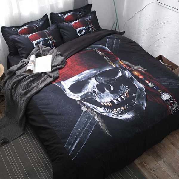 new 3d painting pirate skull bedding set without the filler 3/4pcs home textile twin full size
new 3d painting pirate skull bedding set without the filler 3/4pcs home textile twin full size