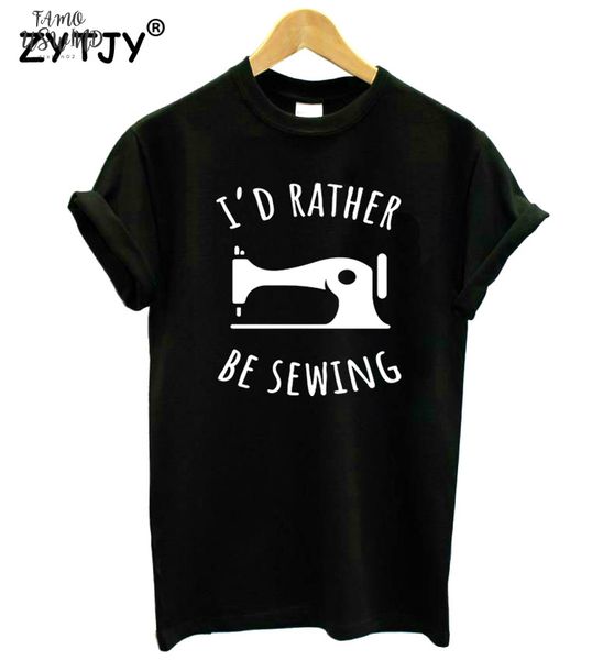 id rather be sewing print women tshirt cotton casual 100% cotton funny t shirt for lady yong girl tee higher quality, White
id rather be sewing print women tshirt cotton casual 100% cotton funny t shirt for lady yong girl tee higher quality, White