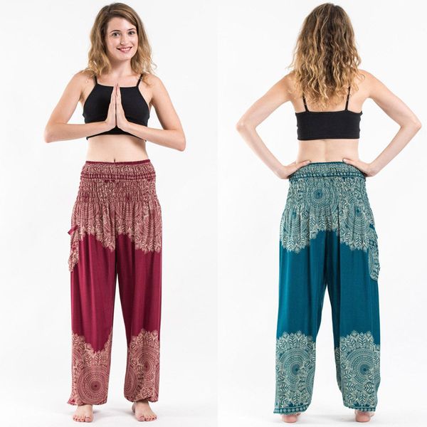 men women thai harem trousers boho festival hippy smock high waist pants print stretchy high rise loose waist lantern pants, Black;white
men women thai harem trousers boho festival hippy smock high waist pants print stretchy high rise loose waist lantern pants, Black;white