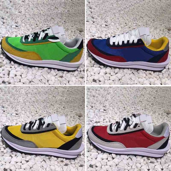 Sacai LDV Waffle Mens Women Fashion Designer Green Gusto Black Varsity Maize Safety Orange Blue Del Sol Red Daybreak Casual Shoes EUR36-45
Sacai LDV Waffle Mens Women Fashion Designer Green Gusto Black Varsity Maize Safety Orange Blue Del Sol Red Daybreak Casual Shoes EUR36-45