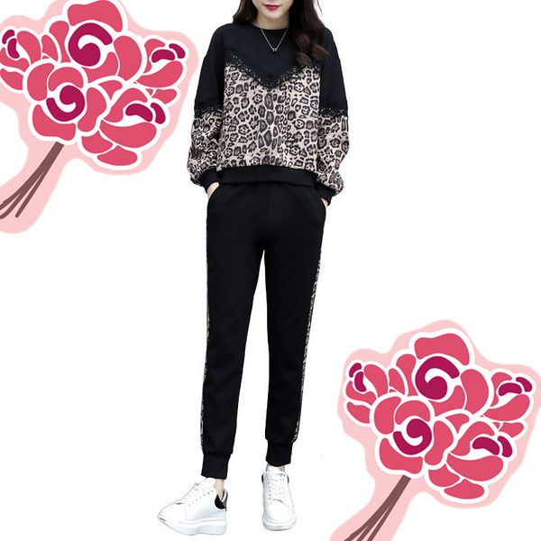 designer outdoor everyday shopping wear bigger sizes new autumn show thin two-piece leisure sports suits leopard grain loose
designer outdoor everyday shopping wear bigger sizes new autumn show thin two-piece leisure sports suits leopard grain loose