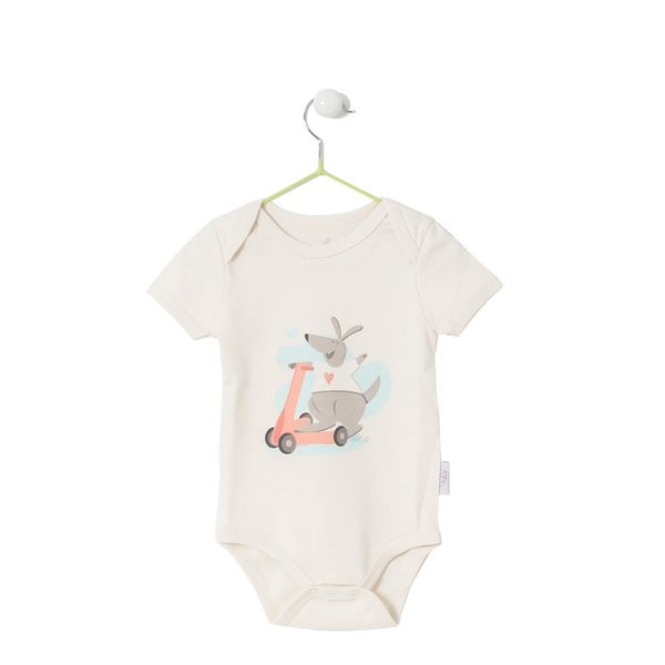Red Kangaroo Baby Organic Cotton Short Sleeve Bodysuits (9mth