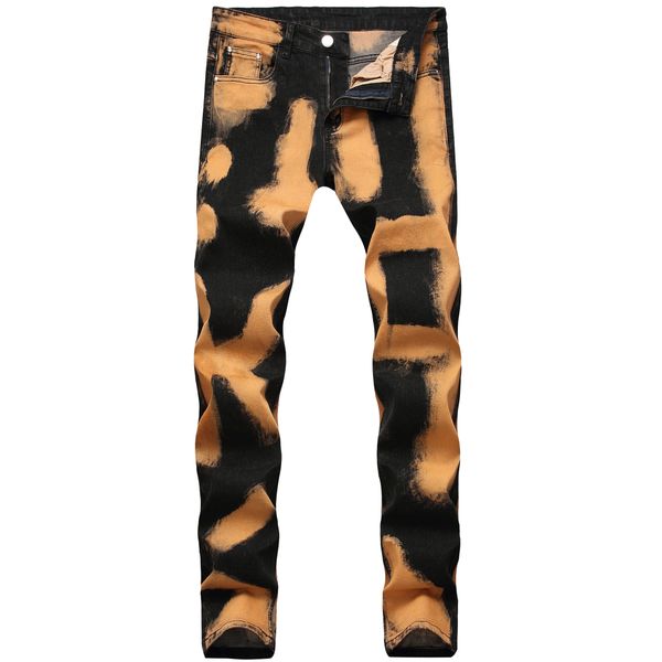 fashion mens designer jeans casual contrast color slim fit pencil pants street style mens long trousers, Blue
fashion mens designer jeans casual contrast color slim fit pencil pants street style mens long trousers, Blue