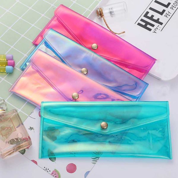 1 pcs simple colorful transparent laser pencil bag pvc dazzle large capacity pencil cases school stationery office supplies
1 pcs simple colorful transparent laser pencil bag pvc dazzle large capacity pencil cases school stationery office supplies
